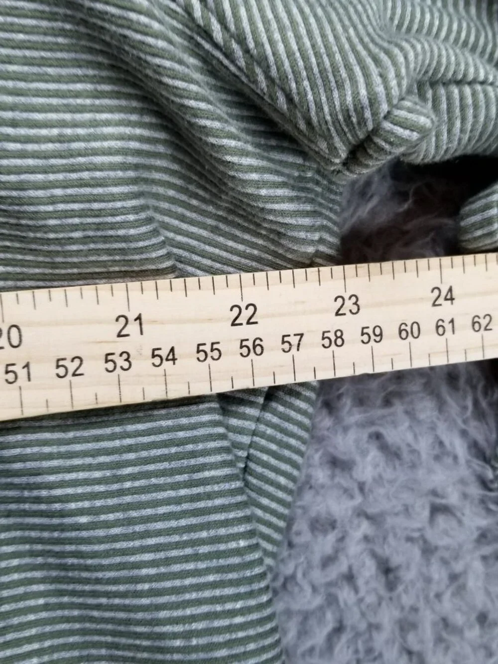 Cremieux Shirt Mens XL Green Striped Cotton Long Sleeve 1/4 Zip Sweatshirt - Picture 8 of 11